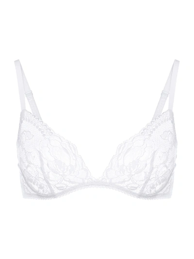 La Perla Brigitta Floral-lace Underwire Bra In White