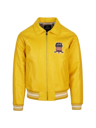Avirex Icon Jacket In Gold