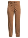 Max Mara Terreno Stretch Cotton Pants In Camel