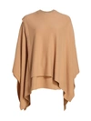 HALSTON LEONA WOOL-CASHMERE BLEND PONCHO,400014879984