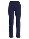 Chiara Boni La Petite Robe Nuccia High-rise Stretch Crop Trouser Jeans In Navy