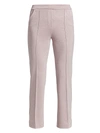 Chiara Boni La Petite Robe Nuccia Cropped Sugar Pants In Light Violet