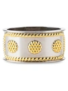 Juliska Berry & Thread Silver/gold Tone Napkin Ring In Bright Sat