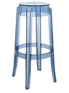 Kartell Charles Ghost Chair, Set Of 2 In Powder Blue