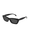 Alaïa Aa0043s Sunglasses In Black Black Grey
