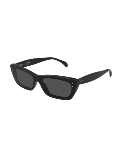 Alaïa Aa0043s Sunglasses In Black Black Grey