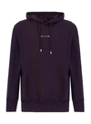 Alyx Scarred By Techno Hooded Sweatshirt In Nero