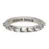 EMANUELE BICOCCHI SILVER CROC RING