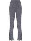 RABANNE KNITTED FLARED TROUSERS