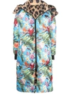 Philipp Plein Iconic Plein Reversible Puffer Jacker In Braun