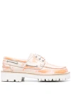 Camperlab Eki Tie-dye Loafers In Orange