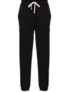 Polo Ralph Lauren Relaxed Fit Trousers With Drawstring Waist And Tapered Leg In Schwarz