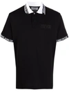 VERSACE JEANS COUTURE LOGO织带POLO衫