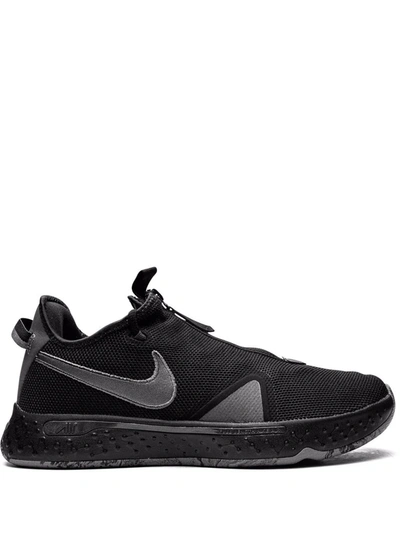 Nike Pg 4 Low-top Sneakers In Black