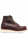 RED WING SHOES CLASSIC MOC LACE-UP BOOTS