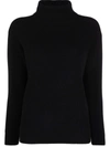 Brunello Cucinelli Cashmere Turtleneck Jumper In Schwarz