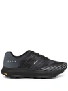 Paul Smith Sierra Sneakers In Black And Blue In Schwarz