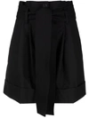 P.a.r.o.s.h P. A.r. O.s. H. Woman Shorts & Bermuda Shorts Black Size Xs Viscose, Linen In Schwarz
