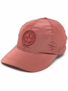 Stone Island Mens Brick Logo-appliqué Shell Baseball Cap