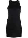 Wardrobe.nyc Release 07 Ribbed Cotton-jersey Dress In Schwarz