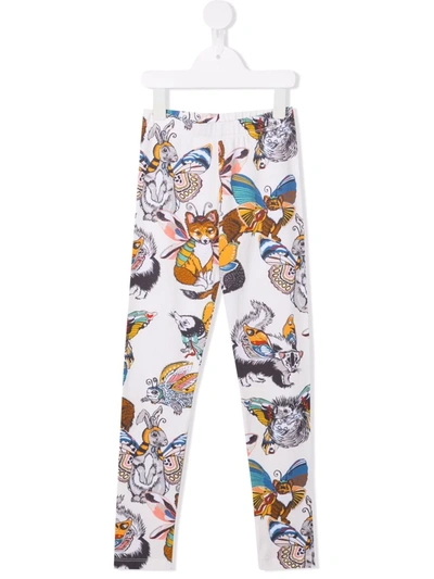 Molo Animal-print Leggings In 中性色