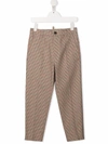 DSQUARED2 CHECK-PRINT TAILORED TROUSERS