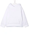 MM6 MAISON MARGIELA TEEN QUILTED-LOGO HOODIE