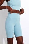 Girlfriend Collective High-rise Bike Shorts - Size 8 In Blue