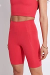 Girlfriend Collective Recycled Polyester-blend Biker Shorts In Multicolour