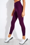 Girlfriend Collective High Waisted 7/8 Pocket Legging In Multicolour