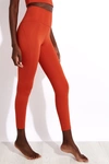 Girlfriend Collective Compressive High Waisted 7/8 Legging In Multicolour