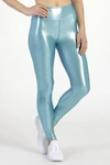 Heroine Sport Marvel Metallic High Waist Leggings In Multicolour