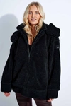 Alo Yoga Norte Sherpa Coat In Black