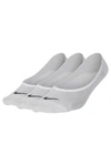 Nike Women's Everyday Lightweight Training Footie Socks (3 Pairs) In White
