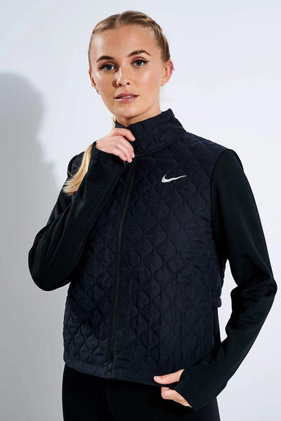 Nike Aerolayer Running Jacket In Black | ModeSens