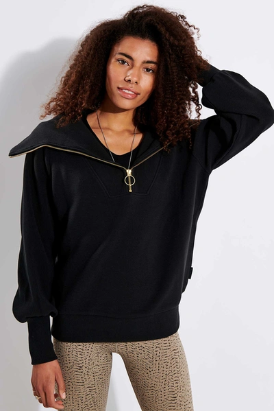 Varley Vine Pullover In Black