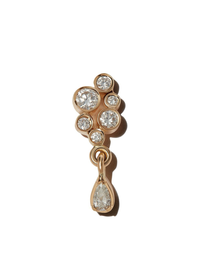 SOPHIE BILLE BRAHE 18KT YELLOW GOLD PETITE SPLASH DIAMOND EARRING