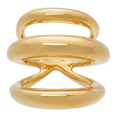 Charlotte Chesnais Gold Vermeil Echo Ring In Not Applicable