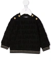 BALMAIN 3D LOGO DETAILING SWEATSHIRT