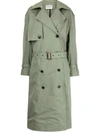 ZADIG & VOLTAIRE DOUBLE-BREASTED TRENCH COAT