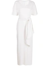 Jonathan Simkhai Standard Sara Cotton Jersey T-shirt Dress In White