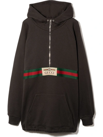 Gucci Web Detail Hoodie