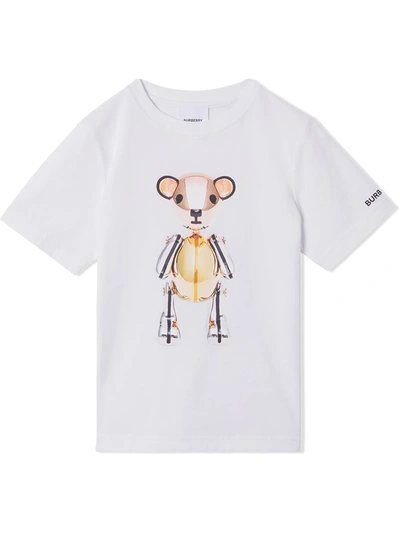 Burberry Kids' Little Girl's & Girl's Thomas Bear Print Cotton T-shirt In White