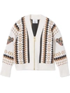 BURBERRY FAIR ISLE WOOL-CASHMERE CARDIGAN