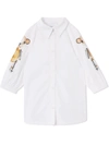 BURBERRY THOMAS BEAR-PRINT SHIRT DRESS