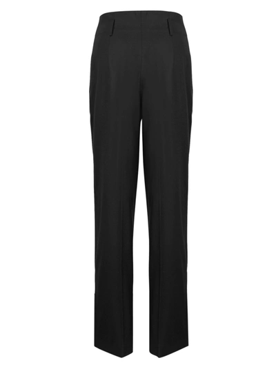 Alberta Ferretti High Waisted Straight In Black