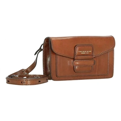 Pre-owned The Bridge Leather Handbag In Brown