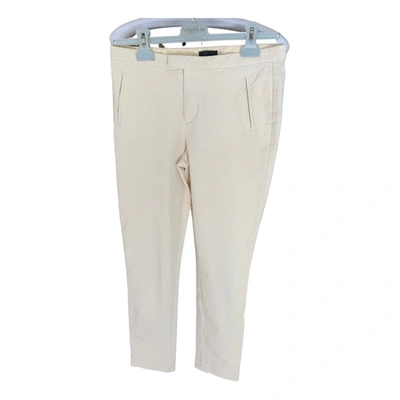 Pre-owned Atm Anthony Thomas Melillo Trousers In Beige