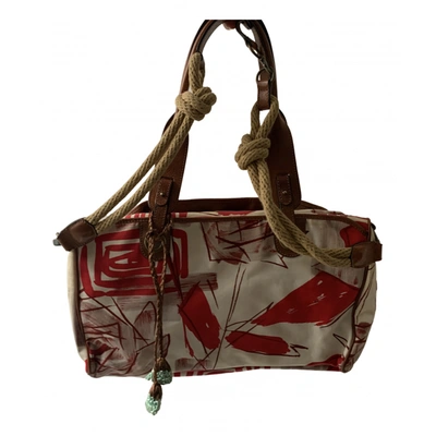 Pre-owned Marni Trunk Cloth Handbag In Multicolour