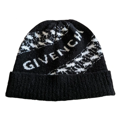 Pre-owned Givenchy Wool Beanie In Black